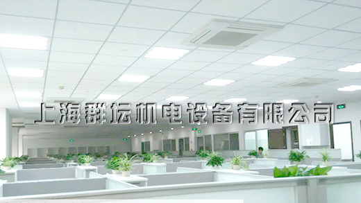 上海迅时通信有限公司办公室中央空调效果图