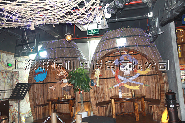 上海船动力吧式烧烤店中央空调项目